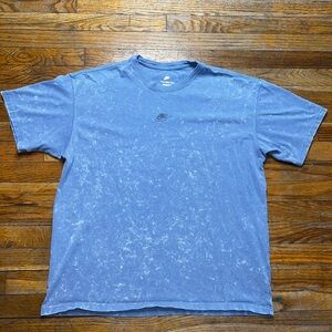 Nike Men's Washed Blue Short Sleeve Tee